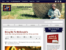 Tablet Screenshot of jeffrandleman.com