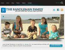 Tablet Screenshot of family.jeffrandleman.com